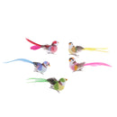 12pcs Magpie Lifelike Artificial Feathered Foam Bird for Displays, Crafting and More