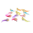12pcs Bird Realistic Feathered Artificial Craft Animal Home Garden Decor Gift