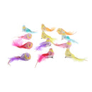 12pcs Bird Realistic Feathered Artificial Craft Animal Home Garden Decor Gift