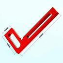 Aluminum Alloy rectangular positioning 90 degree square woodworking ruler