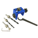 Pocket Hole Jig Dowelling Drill Guide Woodworking Joinery Carpentry Tool Kit