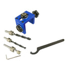 Pocket Hole Jig Dowelling Drill Guide Woodworking Joinery Carpentry Tool Kit