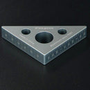 Aluminium Triangle Ruler Woodworking Height Measuring Tool Metric and inch