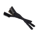 Handy Wire Brush Tools Stainless Steel Brass Nylon Cleaning Plastic Handle