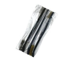 3pcs Double Heads Tooth Brush Nylon Brass Stainless Steel Bristle Scrub Cleaning Tools Car Cleaning Brushes Set