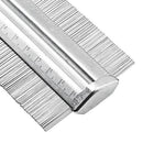 125mm Carpentry Woodworking Measurement Ruler Gauge Tools Stainless Steel