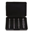 Damaged Screw Extractor Set of 4 Pcs for Removing Stripped Screws and Broken Bolt