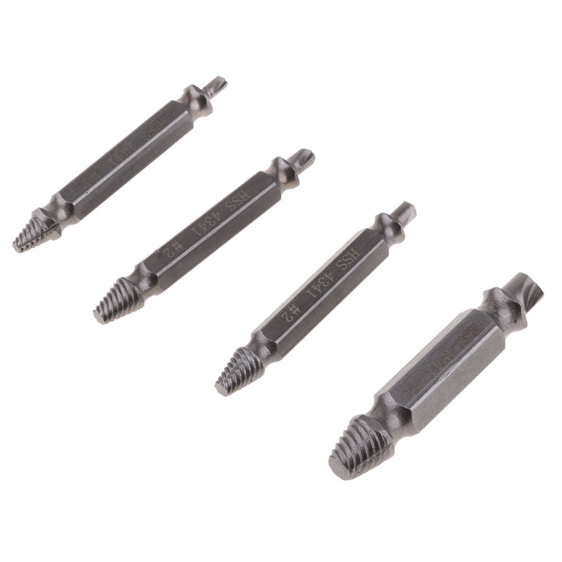 1 Set HSS Screw Extractor Bolt Remover Drill Bits Remover Out Stud Tools