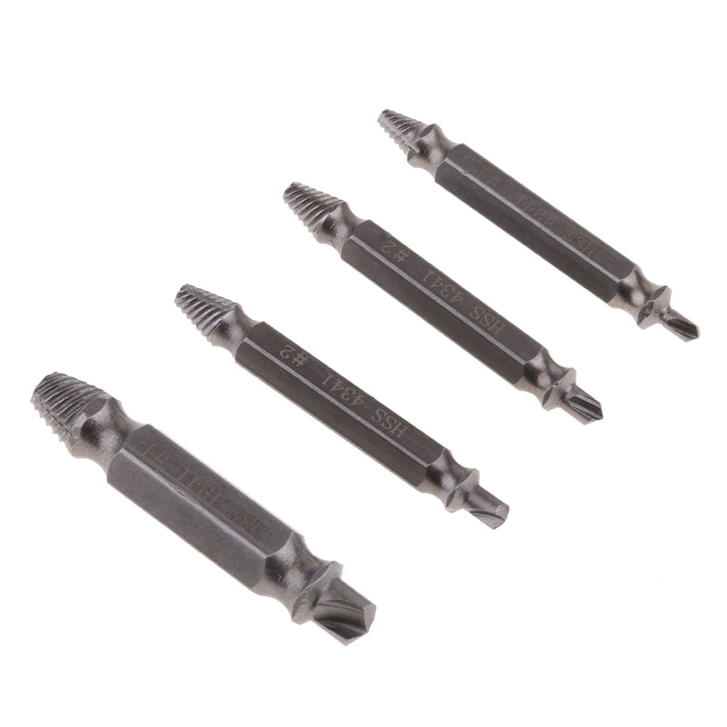 1 Set HSS Screw Extractor Bolt Remover Drill Bits Remover Out Stud Tools