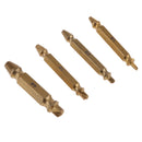 Damaged Screw Extractor Set, Stripped Screw Extractor and Remover Kit Easily and Quickly Remove Broken Screws and Bolts