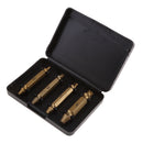 Damaged Screw Extractor Set, Stripped Screw Extractor and Remover Kit Easily and Quickly Remove Broken Screws and Bolts