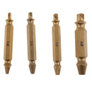 Damaged Screw Extractor Set, Stripped Screw Extractor and Remover Kit Easily and Quickly Remove Broken Screws and Bolts