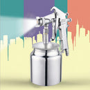 F-75 Air Compressor Spray Gun Kit Gravity Feed Vehicle Car Paint 600ml