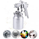 F-75 Air Compressor Spray Gun Kit Gravity Feed Vehicle Car Paint 600ml