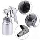 F-75 Air Compressor Spray Gun Kit Gravity Feed Vehicle Car Paint 600ml