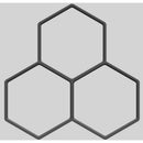 Hexagon Driveway Paving Brick Patio Path Garden Concrete Road Maker Mould