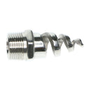 1/4BSP Male Thread Stainless Steel Spiral Cone Atomized Nozzle Spray Silver