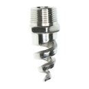 1/4BSP Male Thread Stainless Steel Spiral Cone Atomized Nozzle Spray Silver