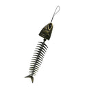 Solid Cast Iron Fish Bone Large Creative Wind Chimes Hanging Decor Bell