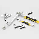 2PCS Multifunction Adjustable Universal Quick Snap'N Grip Wrench Tool Yellow