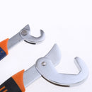 2PCS Multi-function Adjustable Universal Quick Snap'N Grip Wrench Tools