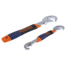 2PCS Multi-function Adjustable Universal Quick Snap'N Grip Wrench Tools