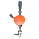 Hand Drill 3/8'' Chuck Hand Tools Double Pinion Wood Side Manual Turn Driller for 1.5mm-10mm Drill Bits