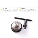 Hand Drill 3/8'' Chuck Hand Tools Double Pinion Wood Side Manual Turn Driller for 1.5mm-10mm Drill Bits