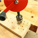 Hand Drill 3/8'' Chuck Hand Tools Double Pinion Wood Side Manual Turn Driller for 1.5mm-10mm Drill Bits