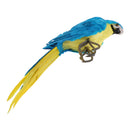 Artificial Feather Blue Birds Parrot Craft Taxidermy Home Art Decor Ornament