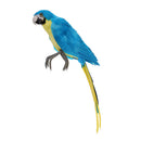 Artificial Feather Blue Birds Parrot Craft Taxidermy Home Art Decor Ornament