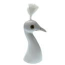 Peacock Head Ceramic Miniature Handcraft Figurine Home Table Wedding Decor