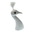Peacock Head Ceramic Miniature Handcraft Figurine Home Table Wedding Decor