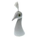 Peacock Head Ceramic Miniature Handcraft Figurine Home Table Wedding Decor