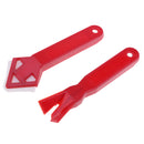 2x Glazing & Tile Silicone Sealant Grout Putty Removal Filler Finishing Tool Kit
