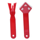 2x Glazing & Tile Silicone Sealant Grout Putty Removal Filler Finishing Tool Kit
