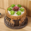 Seed Herb Planter Window Sill Box Plant Pot Indoor Outdoor Cute Resin House Shaped Wedding Decor