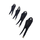 4x Power Grip Pliers Self Locking Vise 5" & 7" Curved Jaw + 10" Straight Jaw + 6.5" Long Nose Pliers Set