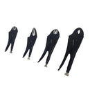 4x Power Grip Pliers Self Locking Vise 5" & 7" Curved Jaw + 10" Straight Jaw + 6.5" Long Nose Pliers Set
