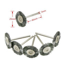 45pcs Wire Brush Brass Wire Brush Set Pen Cup Buffing Wheel Shaped Polishing Tools grinding Cleaning kit Cleaning Welding