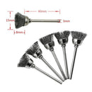 45pcs Wire Brush Brass Wire Brush Set Pen Cup Buffing Wheel Shaped Polishing Tools grinding Cleaning kit Cleaning Welding