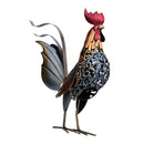 Cast Iron Tall Cockerel Statue Cock Sculpture Garden Figurine Ornament