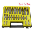 150 Pieces Mini Twist Drill Bit Micro Precision 0.4-3.2mm High Speed Steel