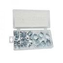 34pcs M16 - M32 hose clip, fuel hose pipe clamps Worm Gear Hose Clamps