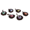 1PC Straw Artificial Feather Foam Birds In Nest With Eggs Simulation