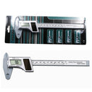 0-150mm Solar Powered Plastic Electronic Vernier Caliper W/ Digital Display