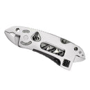 Stainless steel Wrench Multi-function Tools with adjustable wrench Knife Pliers and Wire Cutter