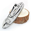 Stainless steel Wrench Multi-function Tools with adjustable wrench Knife Pliers and Wire Cutter