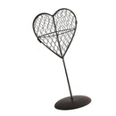 Metal Iron Frame Wire Heart Shape Metal Planter Romantic Wedding Decor 17cm