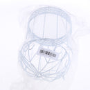 13cm Garden Wall Art Metal Iron Frame Birdcage Shape Metal Planter Craft DIY